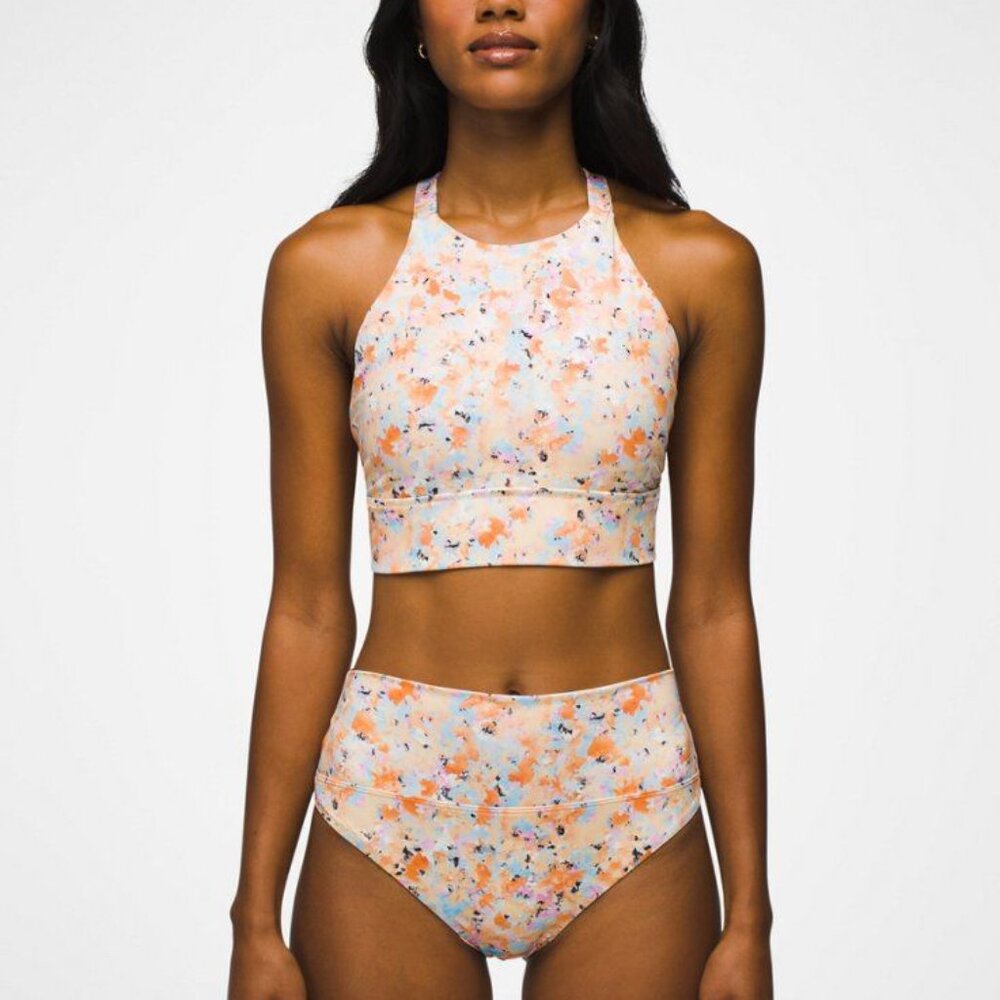 prAna Aurelia Swim Bottom | Size M | NWT | Impression | High-Waist | UPF…